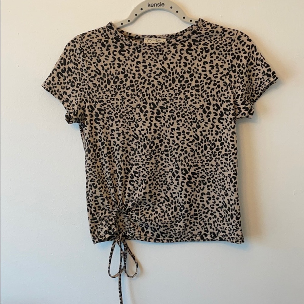 Cheetah print shirt